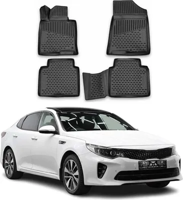 Produktbild von OMAC Fußmatten Set Gummi TPE für KIA OPTIMA Vorne+Hinten