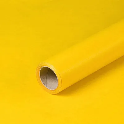 Image de Papier cadeau jaune & jaune clair, 0,80 x 10 m, imprimé des deux côtés