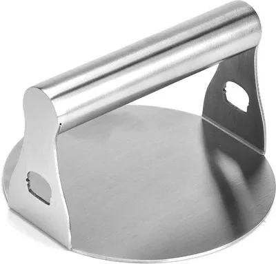 Produktbild von Famanu Burgerpresse aus Edelstahl - rund, 12,7 cm Durchmesser