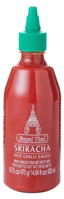 Image de Royal Thai Sriracha Chili Sauce 475g - Sauce chili épicée et piquante pour plats, trempettes et marinades