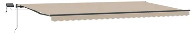 Obrázok produktu pre Zatemniteľná markíza Béžová 600 × 300 cm látka