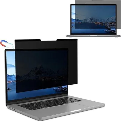 Produktbild von Famanu Magnetischer Monitor Privacyfilter - 16 Zoll, Anti-Blaulicht, Blendschutz