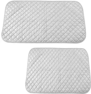 Produktbild von Kompaktes Bügeltischset, silber, 217x236, tragbar