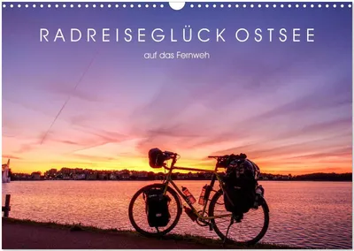 Produktbild von Radreiseglück Ostsee (Wandkalender 2026 DIN A3 quer), CALVENDO Monatskalender