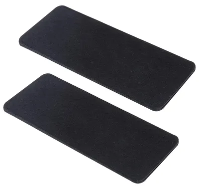 Taschenbodenformer 2er-Set, 30,5 x 15 cm, 6 mm dick, Filz, schwarz
