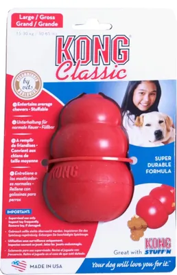 Productafbeelding van Hondenspeelgoed rubber large rood Kong