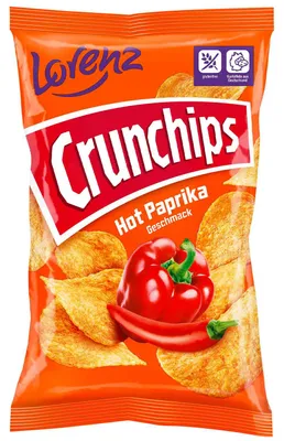 Produktbild von Crunchips Hot Paprika 150g
