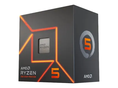 Zdjęcie produktu dla AMD Ryzen 5 7600, AMD Ryzen™ 5, Gniazdo AM5, 5 nm, Taca, AMD, 3,8 GHz
