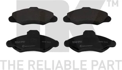 Produktbild von NK Bremsbeläge Satz Vorne Bremsklötze für FORD Escort VI Cabrio (ALL) 222518