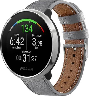 Produktbild von Strap-it Polar Unite Lederarmband (Grau)