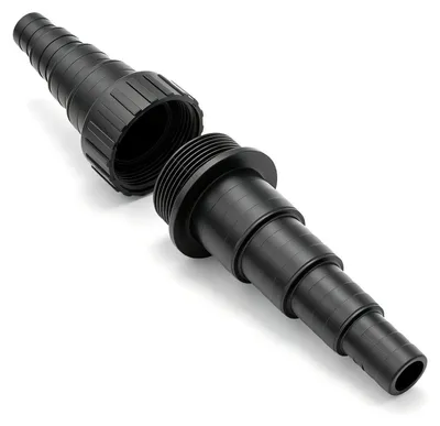 Productafbeelding van Slangconnector 20-38mm, slangkoppeling met aansluitingen aan beide zijden, kunststof