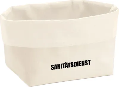 Produktbild von Huuraa Organizer Sanitätsdienst Schriftzug 8 Liter Large Canvas Baumwolle Utensilo Geschenkidee