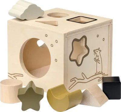 Produktbild von Micki Holz Formenbox Lernspielzeug mehrfarbig für Kinder