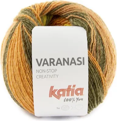 Produktbild von Katia Varanasi Strickgarn, Pistazienfarben, Fb. 306