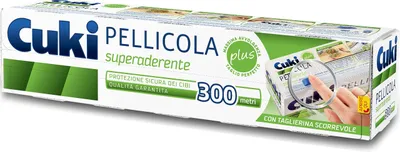 Immagine prodotto di Pellicola superadesiva Cuki, 300 metri, con taglierina, 1 confezione