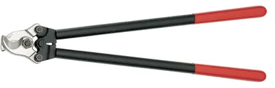 Produktbild von Knipex 95 21 600, Hand-Kabelschneider, Rot, Stahl, Schwarz, Edelstahl, 2,7 cm, Deutschland