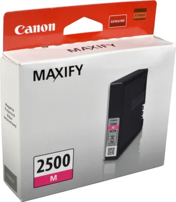 Produktbild von Canon PGI-2500M Magenta Tintentank, Magenta, Tinte auf Pigmentbasis, 9,6 ml