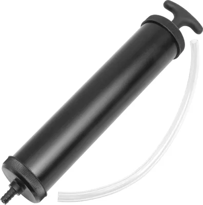 Produktbild von MONZANA® Ölabsaugpumpe 500 ml Volumen 300mm Schlauchlänge stabiles Metall T-Griff Ölpumpe Ölumfüllpumpe Handpumpe Flüssigkeitspumpe Absaugpumpe Pumpe