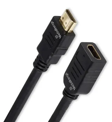 Immagine prodotto di MediaRange MRCS256 MediaRange HDMI Verlängerungskabel, 18 Gbps, ARC, 2,0m, sw
