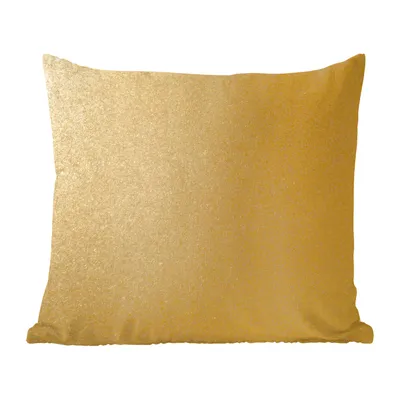 Produktbild von MuchoWow® Zierkissen Sofakissen Wohnzimmer Dekokissen 50x50 cm Gold - Metallisch - Luxus - Design - Komfort - Sofakissen