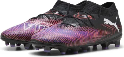 Zdjęcie produktu dla Puma Future 8 Pro FG/AG Jr Buty piłkarskie dla dzieci czarny biały świecący czerwony Rozmiar 29