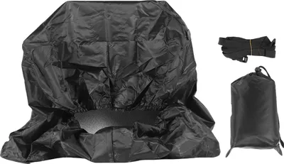 Image de Couverture chauffante pour piscine extérieure, imperméable, pompe à chaleur pour piscine d'hiver, tissu Oxford 420D, revêtement argenté, noir