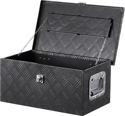 Obrázek produktu pro 20"x12"x9,5" Odolná hliníková bedna na nářadí pro pickupy a karavany, černá