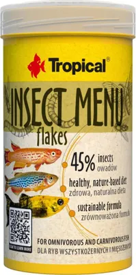 Image de Menu flocons d'insectes tropicaux