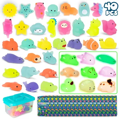 Obrázek produktu pro BONNYCO Sada mochi squishy pro děti, dárky na dětské narozeninové oslavy, 40 kusů