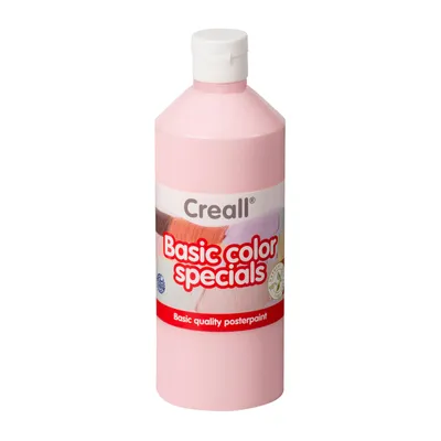 Image de Peinture scolaire Creall rouge pastel, 500 ml