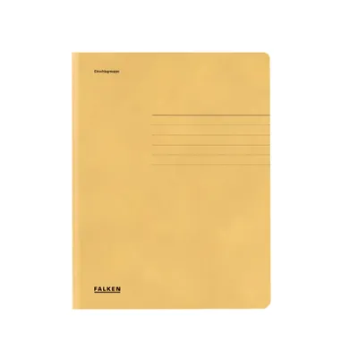 Produktbild von Falken 80001381, Gelb, Pappe, A4, Porträt, Deutschland