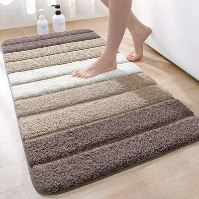 Immagine prodotto di Tappetino da bagno, lavabile in lavatrice, assorbente, antiscivolo, 50 x 80 cm