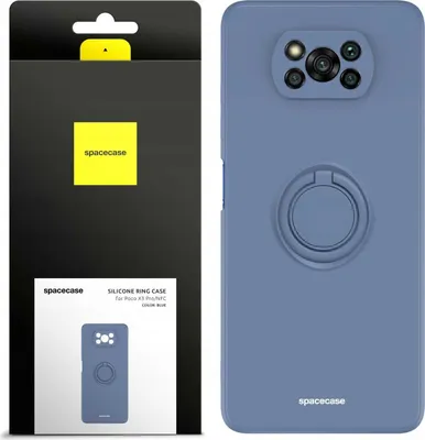 Produktbild von Spacecase Silikon Ring Poco X3 Pro/NFC blau