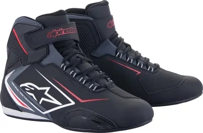 Image de Chaussures de moto Alpinestars Secteur Waterproof Noir / Blanc / Gris 47
