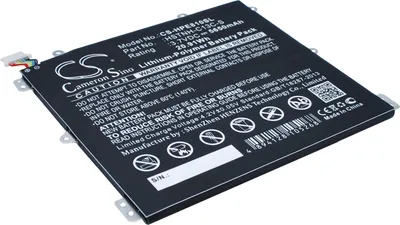 Produktbild von TECHTEK Akku Kompatibel mit [HP] 7600US, HSTNH-H408C, Slate 8 Plus, Slate 8 Pro Ersetzt BY02, für BY02021, für HSTNH-C13C-S