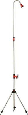 Produktbild von Grafner Gartendusche Aluminium Teleskopstativ Stufenloser Duschstrahl Massive Erdanker 2-6 bar 0.9 kg