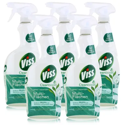 Produktbild von Viss Cleanboost Multi-Flächen 750ml - Allzweckreiniger (5er Pack)