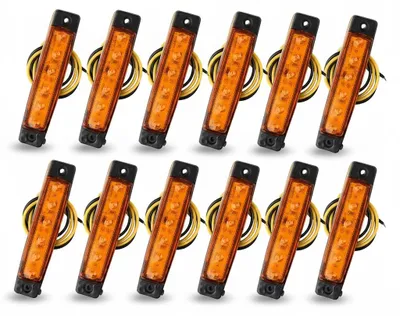 Immagine prodotto di InAndOutdoorMatch - Luci laterali a LED - 12V - Arancioni, Immagine generata dall'IA