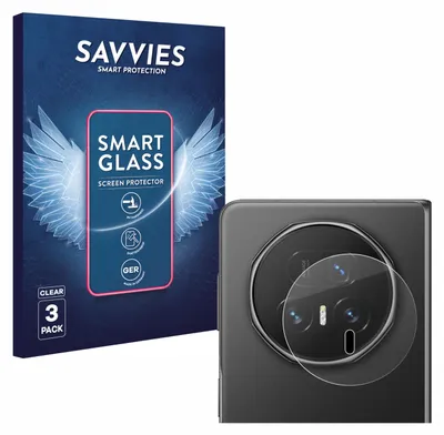 Produktbild von 3x Savvies Schutzglas Folie für Honor Magic V5 (NUR Kameraschutz) 9H Panzer Schutzfolie Glas Displayschutz klar transparent