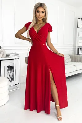 Produktbild von Numoco Formelle Frauenkleider Crystal rot XS