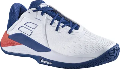 Image de Babolat Propulse Fury 3 All Court, chaussures de tennis pour hommes, blanc/bleu "Estate", pointure 45
