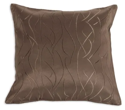 Produktbild von Kissenhülle #257 Damast Streifen 40x40cm dunkel braun