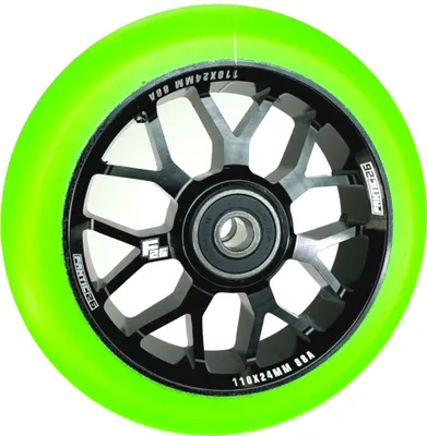 Produktbild von Fantic26 Spy7 Stunt-Scooter Rolle 110mm Abec11 Schwarz/Pu Grün