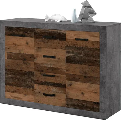 Image de Kommode >Ingmar< in Betonoxid - 117x90x37cm (BxHxT)
