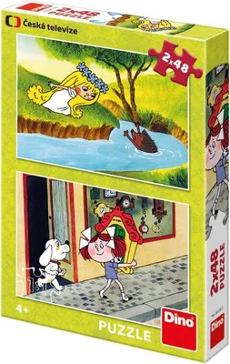 Zdjęcie produktu dla Puzzle „Dziewczynki z bajki” (2 x 48 elementów)