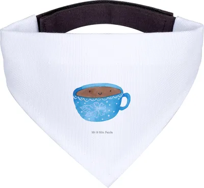 Produktbild von Mr. & Mrs. Panda Hundehalstuch Kaffee Tasse - Weiß - Geschenk, Halstuch, Geschmack, Liebe, Hund, Für Hunde, Dreieckstuch, Lustige Sprüche, Genuss, Glücklich