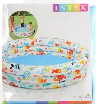 Produktbild von Intex Kinder Planschbecken 3-Ring-Pool Fishbowl