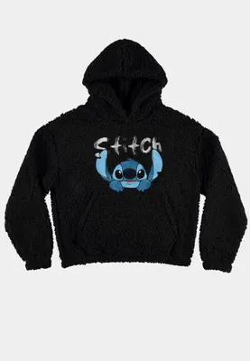Produktbild von Lilo & Stitch Kapuzenpullover Damen Stitch - Teddy Hoodie schwarz XXL