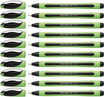 Immagine prodotto di 10 Schneider Xpress Fineliner schwarz 0,8 mm