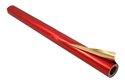 Produktbild von folia Alu-Bastelfolie (B)500 mm x (L)10 m rot / gold